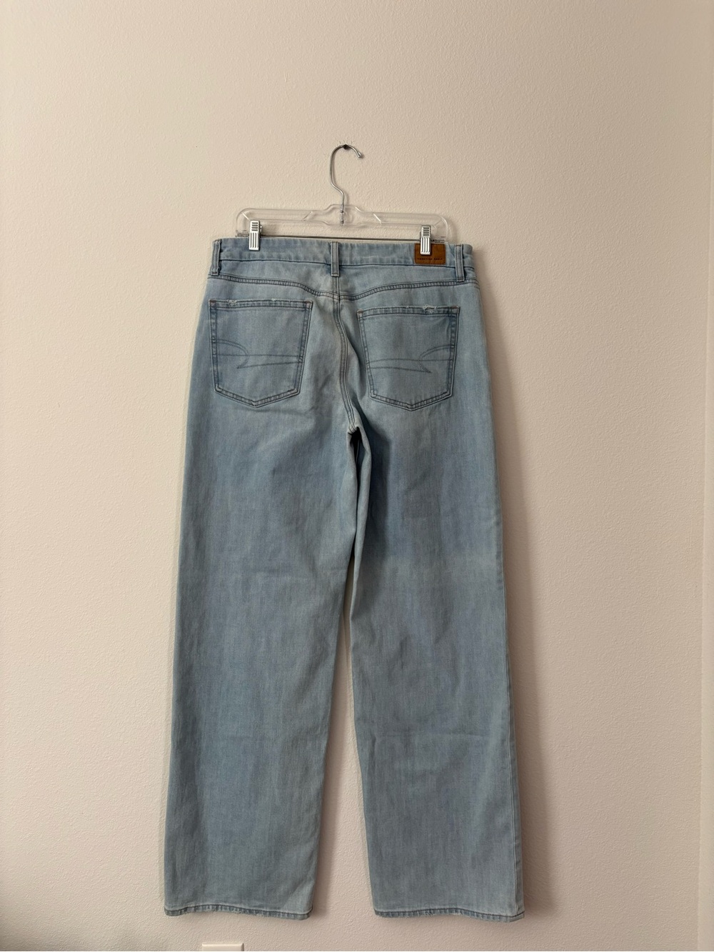 American Eagle Women’s Curvy High-Waisted Stovepipe Jean Cool Classic Size 12L - Picture 6 of 9